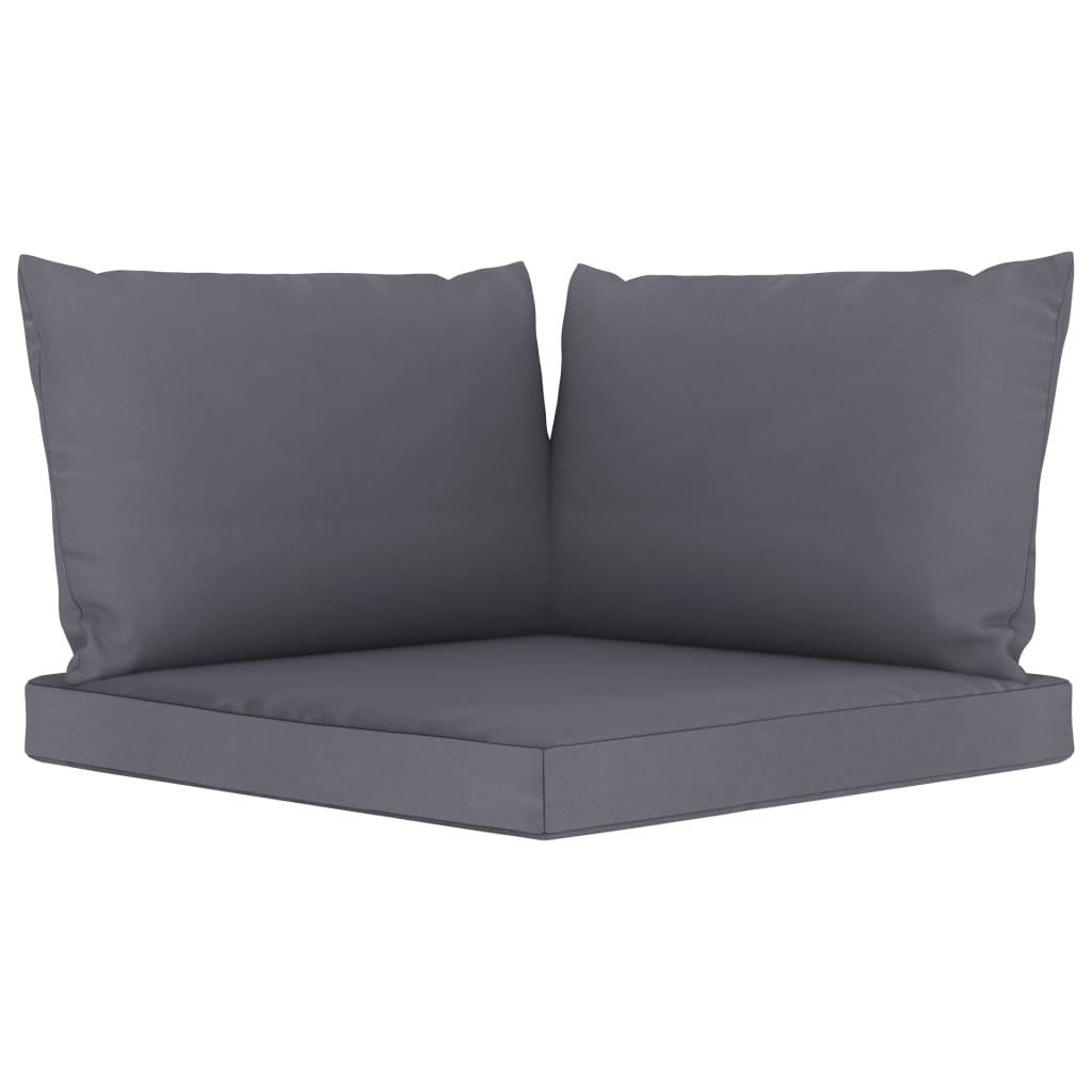 Pallet Sofa Cushions 3 pcs Anthracite Fabric at Set Shop and Smile