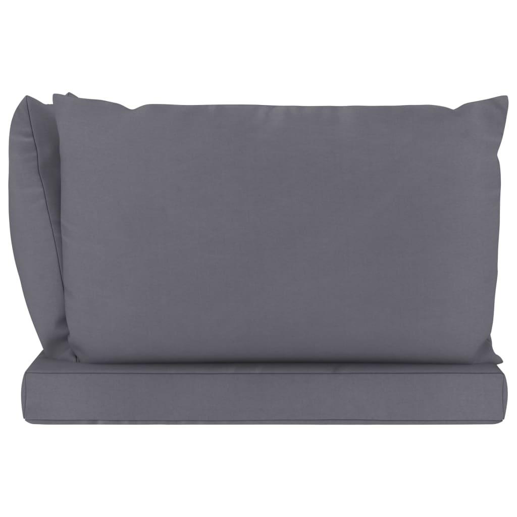 Pallet Sofa Cushions 3 pcs Anthracite Fabric at Set Shop and Smile