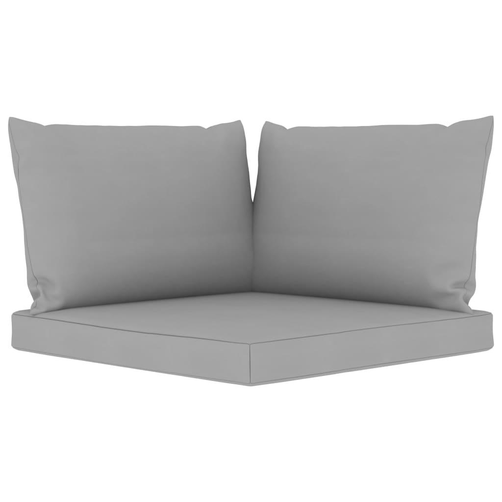 Pallet Sofa Cushions 3 pcs Gray Fabric at Set Shop and Smile