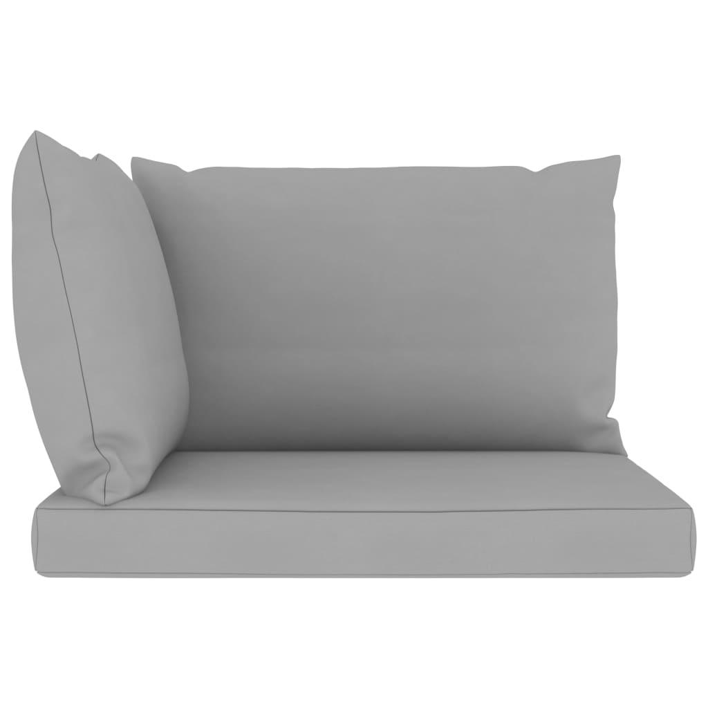 Pallet Sofa Cushions 3 pcs Gray Fabric at Set Shop and Smile