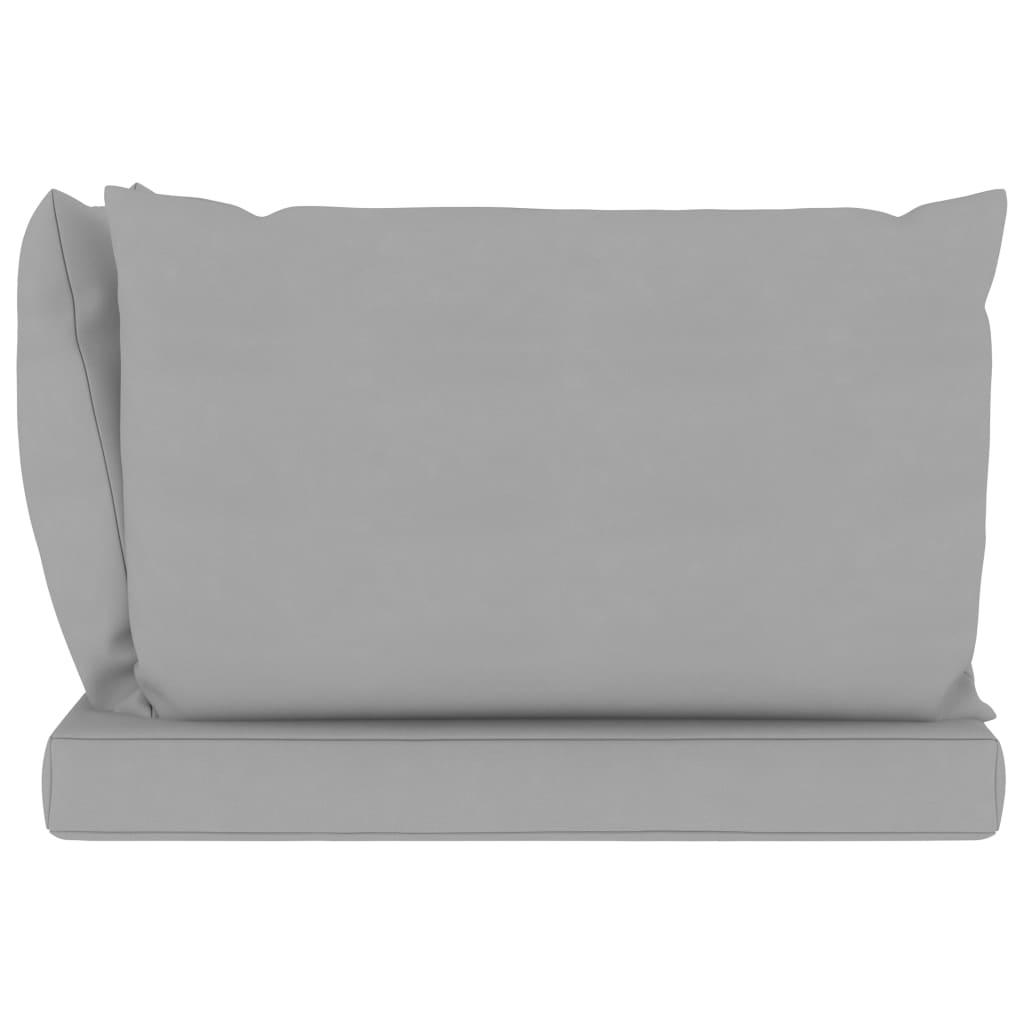 Pallet Sofa Cushions 3 pcs Gray Fabric at Set Shop and Smile
