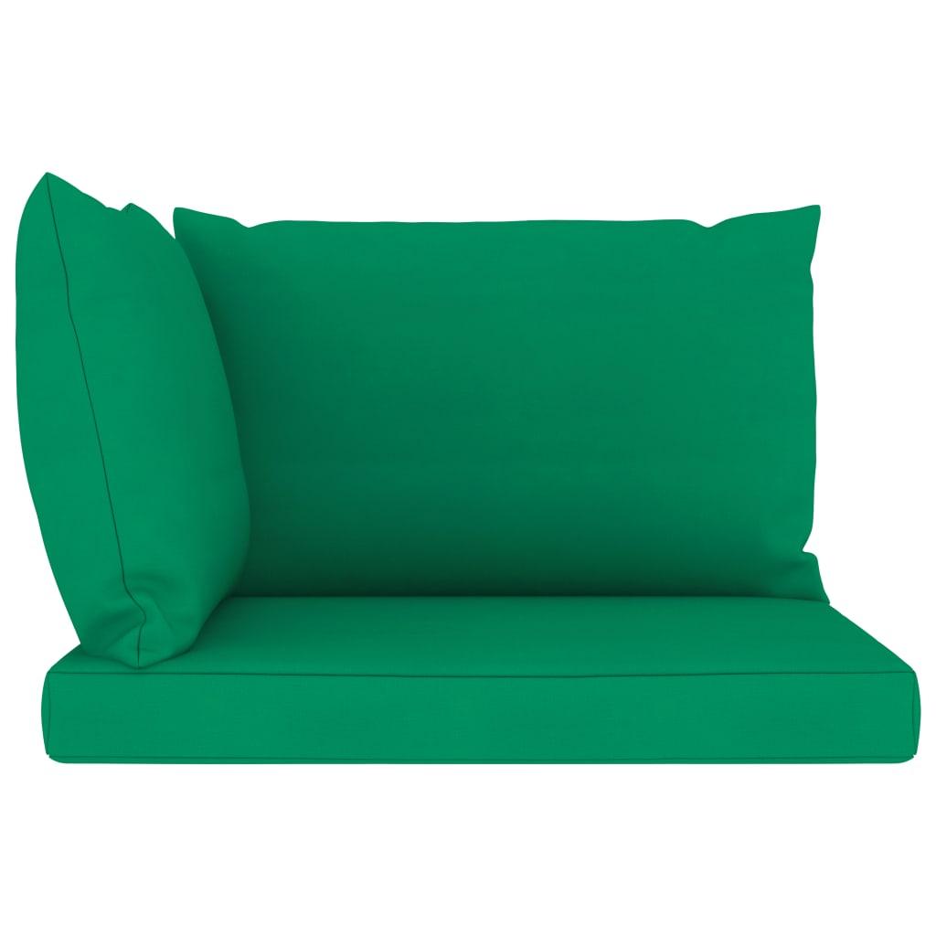 Pallet Sofa Cushions 3 pcs Green Fabric at Set Shop and Smile