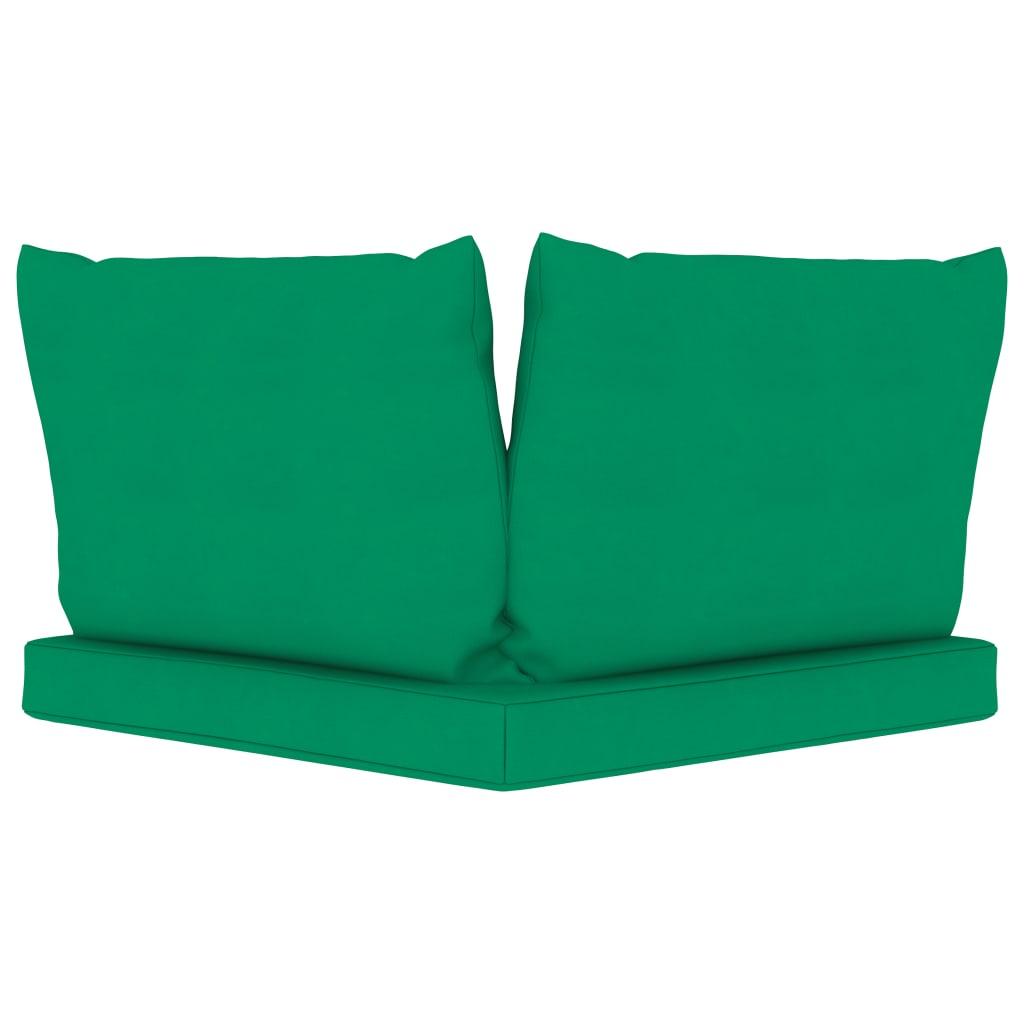 Pallet Sofa Cushions 3 pcs Green Fabric at Set Shop and Smile