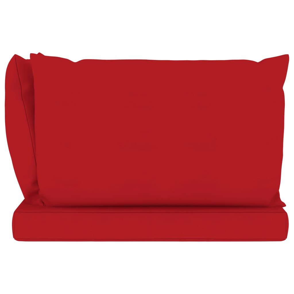 Pallet Sofa Cushions 3 pcs Red Fabric at Set Shop and Smile