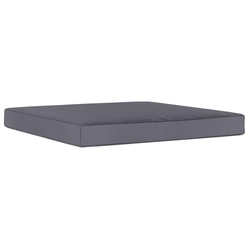 Floor Pallet Cushion 23.6"x23.6"x2.4" Anthracite Fabric at Set Shop and Smile