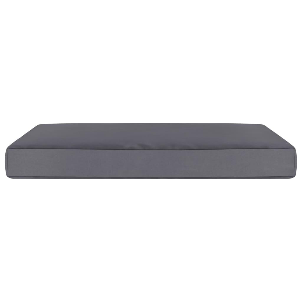 Floor Pallet Cushion 23.6"x23.6"x2.4" Anthracite Fabric at Set Shop and Smile