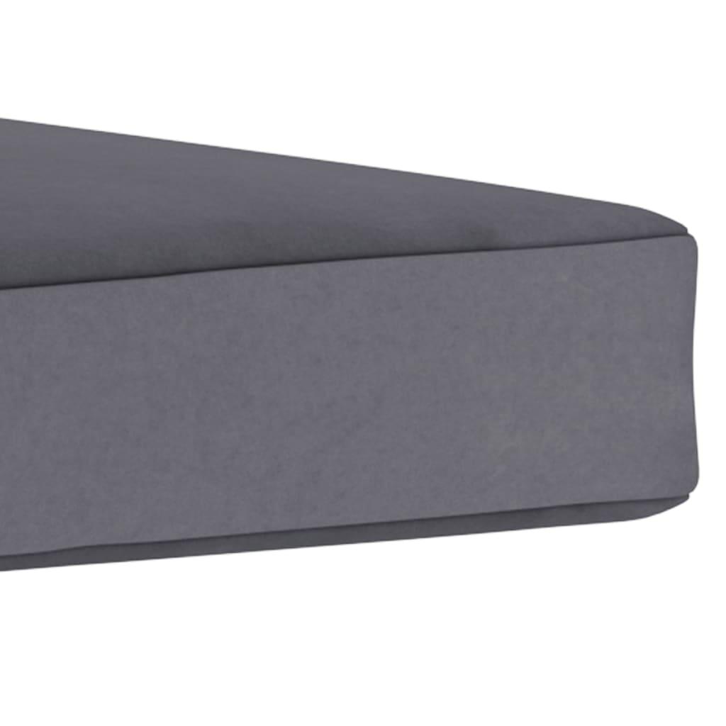 Floor Pallet Cushion 23.6"x23.6"x2.4" Anthracite Fabric at Set Shop and Smile