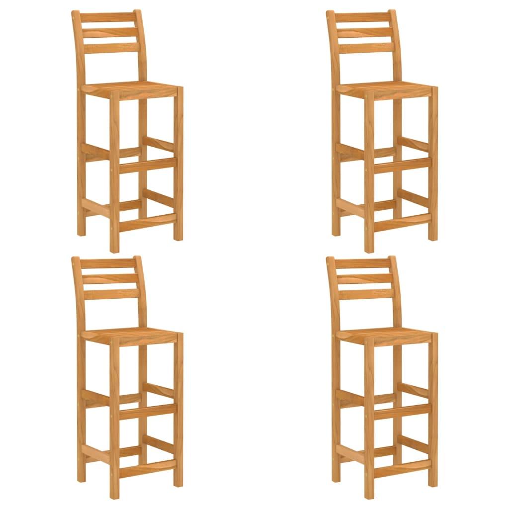 5 Piece Patio Bar Set Solid Acacia Wood at Set Shop and Smile