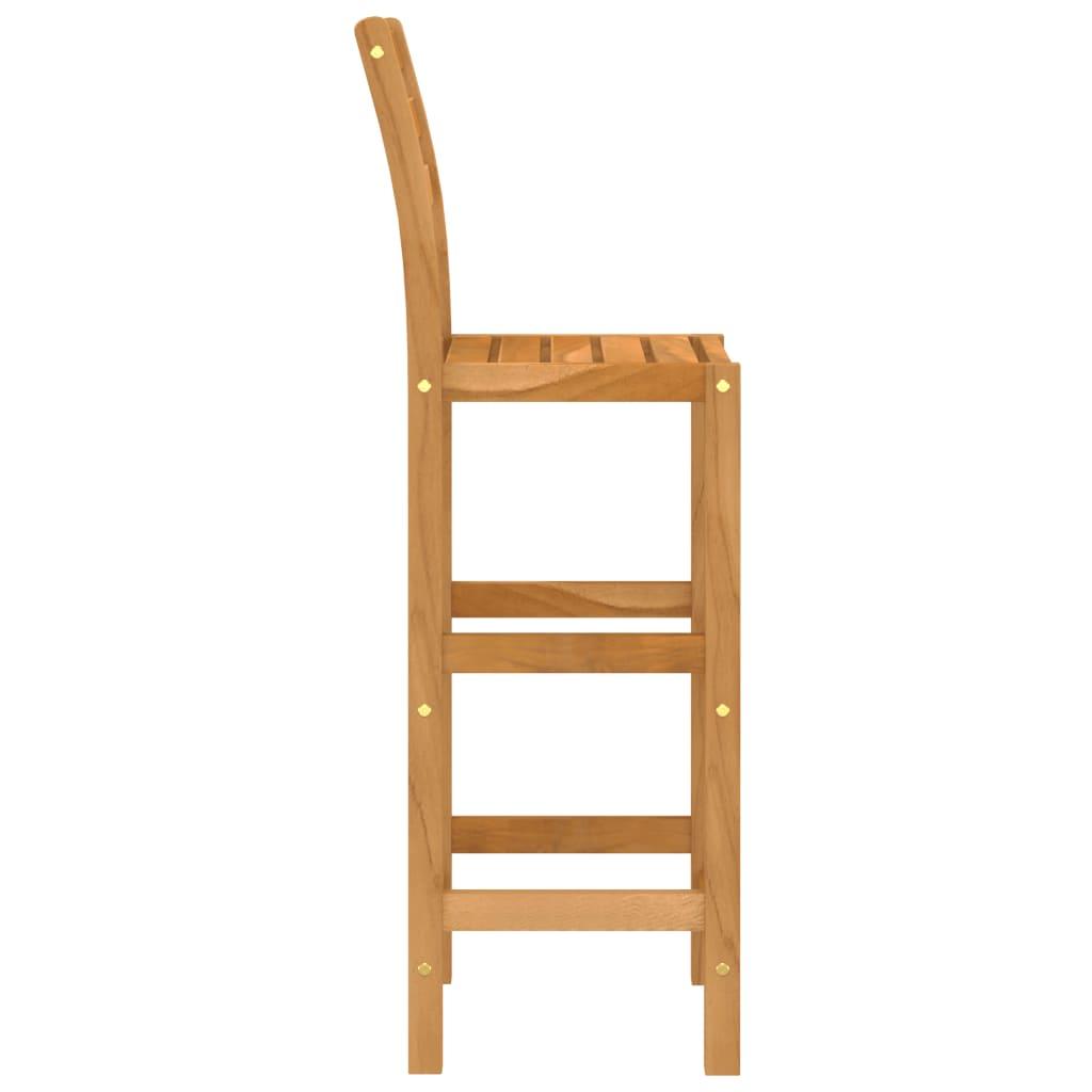 5 Piece Patio Bar Set Solid Acacia Wood at Set Shop and Smile