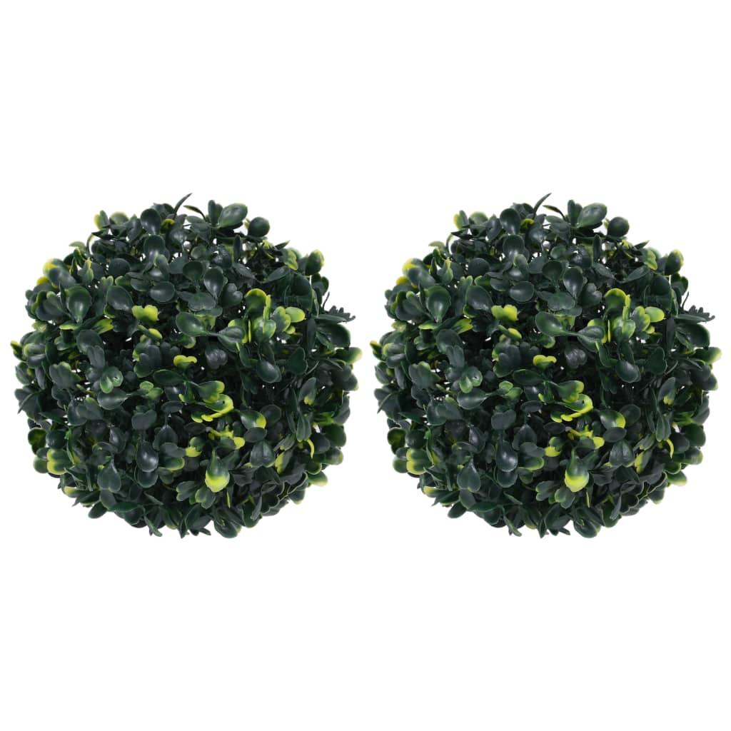 Artificial Boxwood Balls 2 pcs 8.7" at Set Shop and Smile
