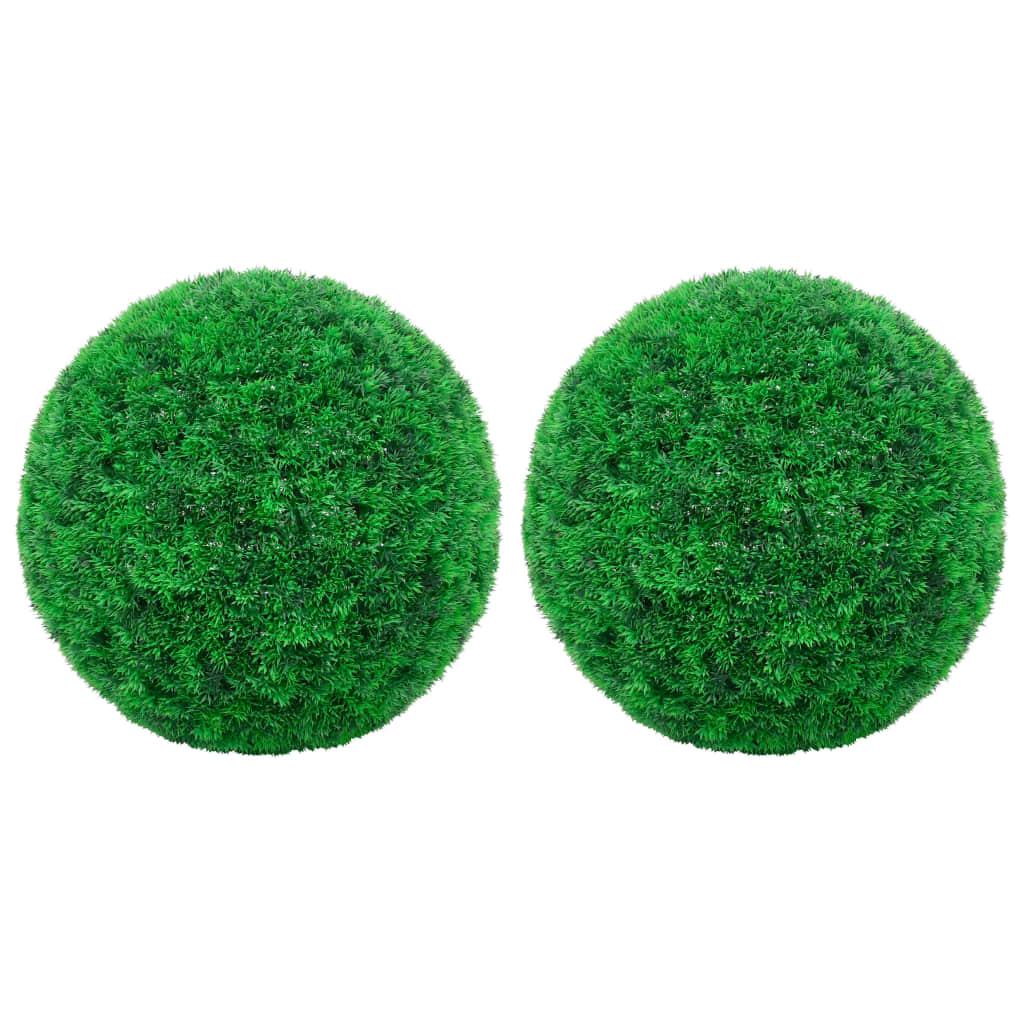 Artificial Boxwood Balls 2 pcs 13.8" at Set Shop and Smile