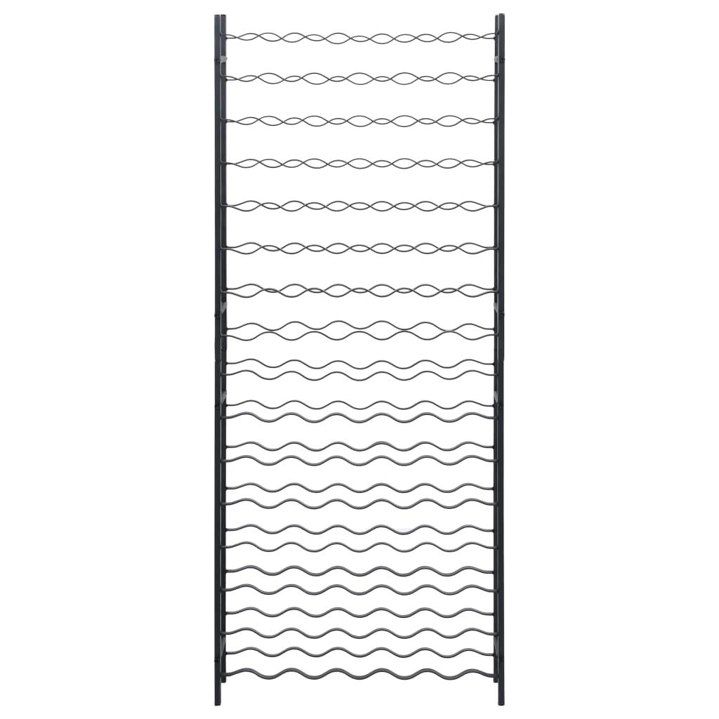 Wine Rack for 96 Bottles Black Iron at Set Shop and Smile