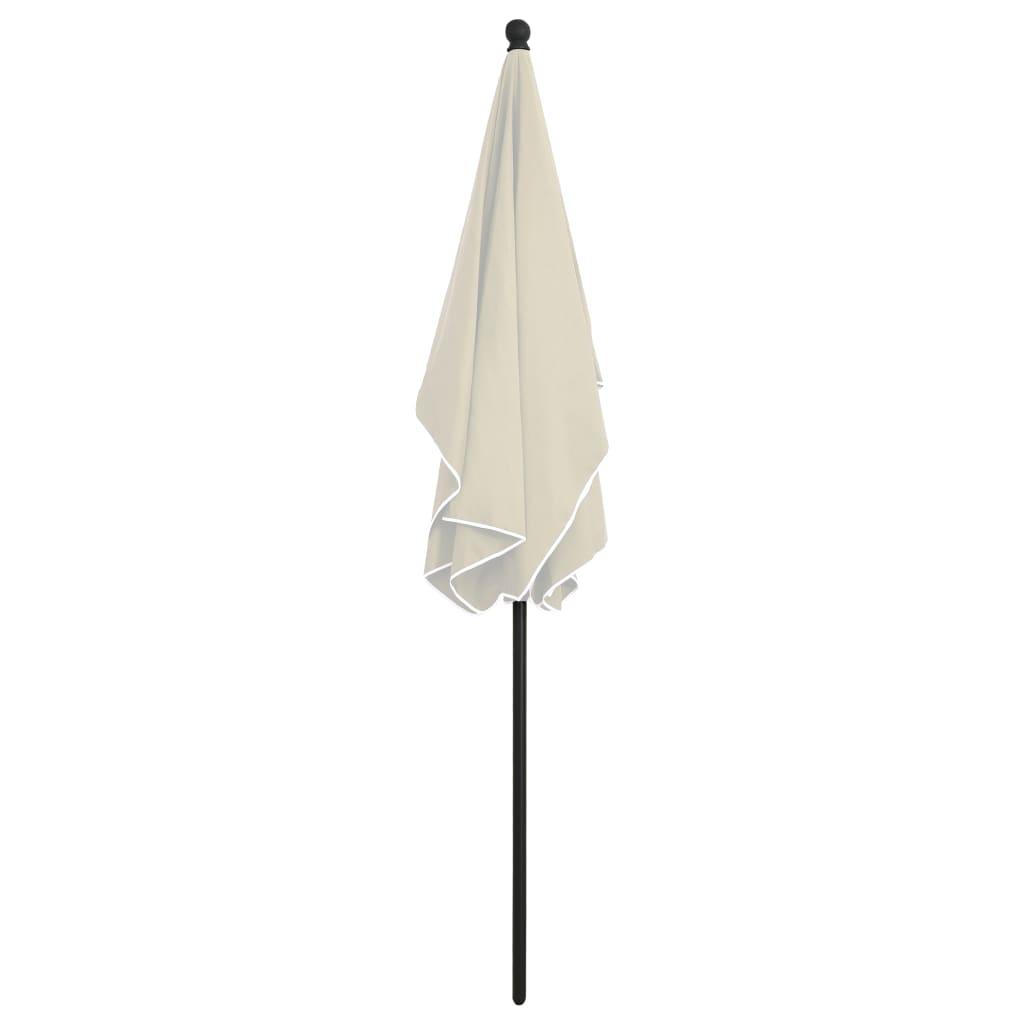 Garden Parasol with Pole 82.7"x55.1" Sand at Set Shop and Smile