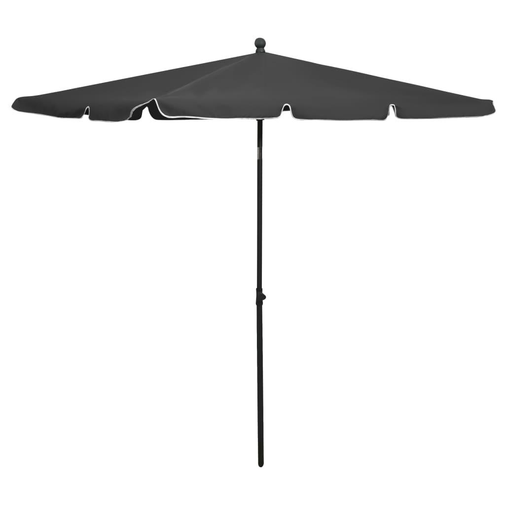 Garden Parasol with Pole 82.7"x55.1" Anthracite at Set Shop and Smile