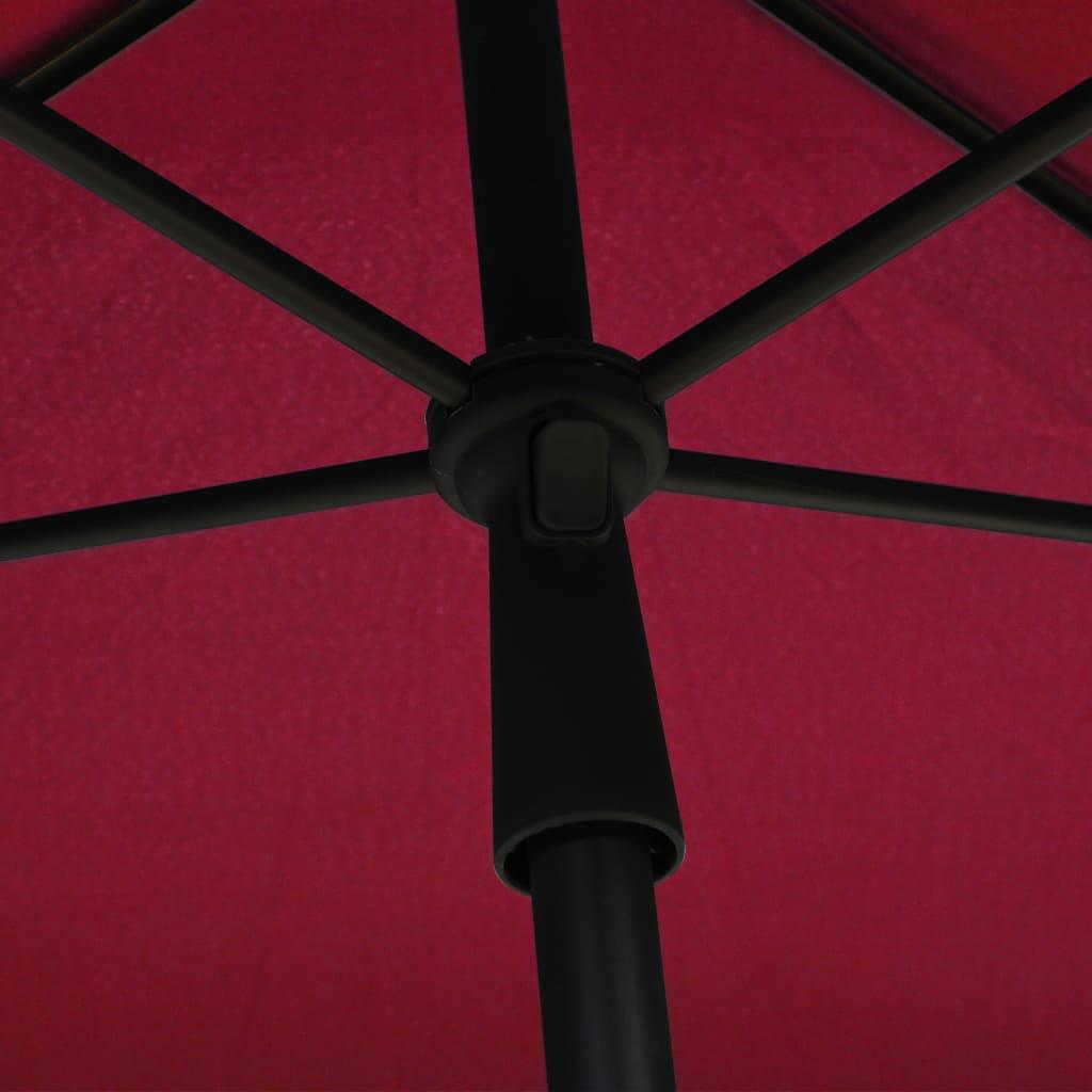 Garden Parasol with Pole 82.7"x55.1" Bordeaux Red at Set Shop and Smile