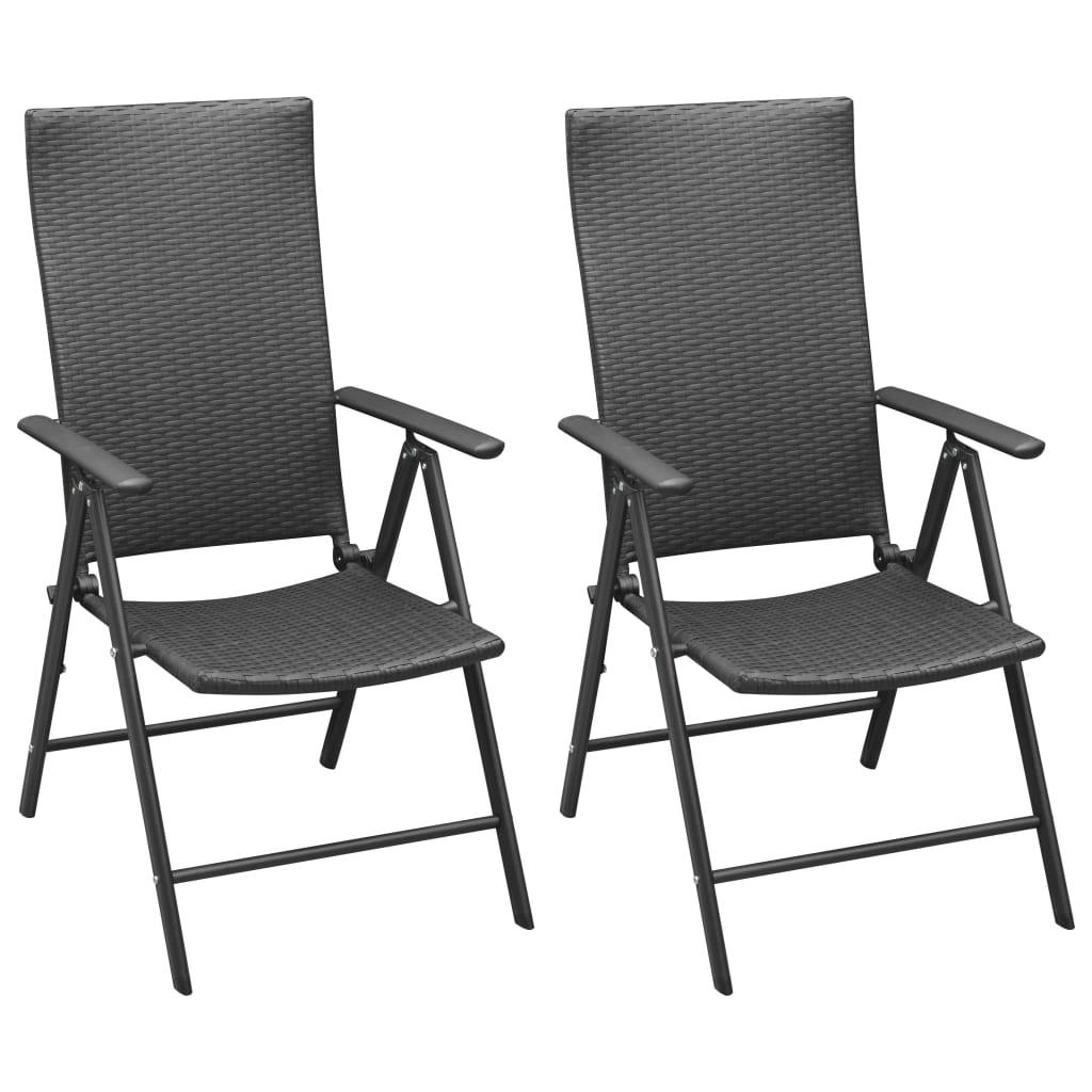 3 Piece Patio Dining Set Black at Set Shop and Smile