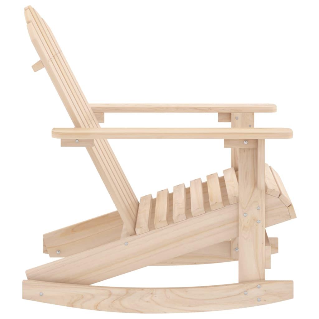 Patio Adirondack Rocking Chair Solid Fir Wood at Set Shop and Smile