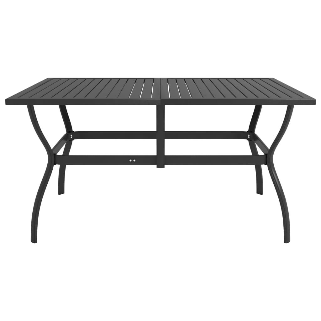 5 Piece Patio Dining Set Textilene and Steel at Set Shop and Smile