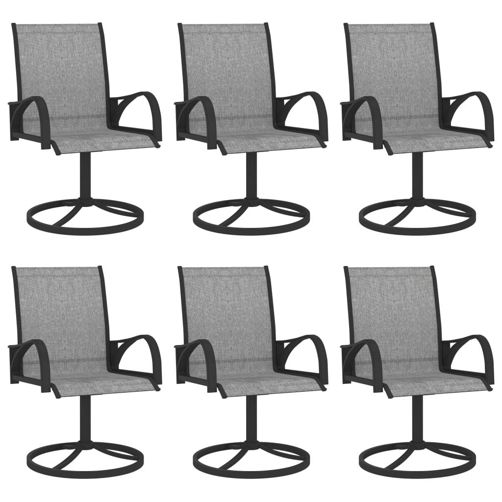 7 Piece Patio Dining Set Textilene and Steel at Set Shop and Smile