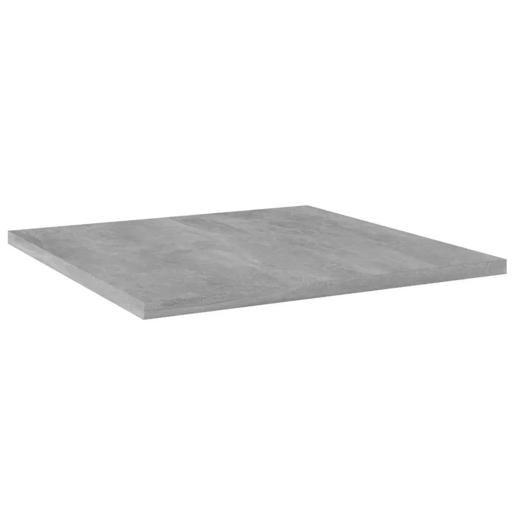 Bookshelf Boards 8 pcs Concrete Gray 15.7"x15.7"x0.6" Engineered Wood at Set Shop and Smile