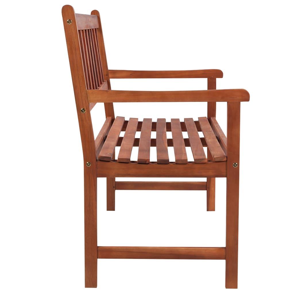 Patio Bench with Cushion 47.2" Solid Acacia Wood at Set Shop and Smile
