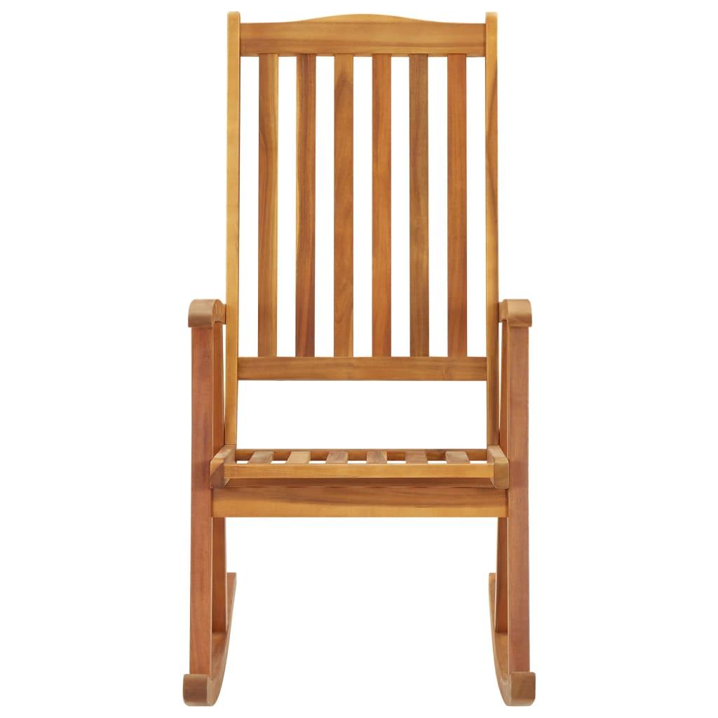 Rocking Chair with Cushions Solid Acacia Wood at Set Shop and Smile