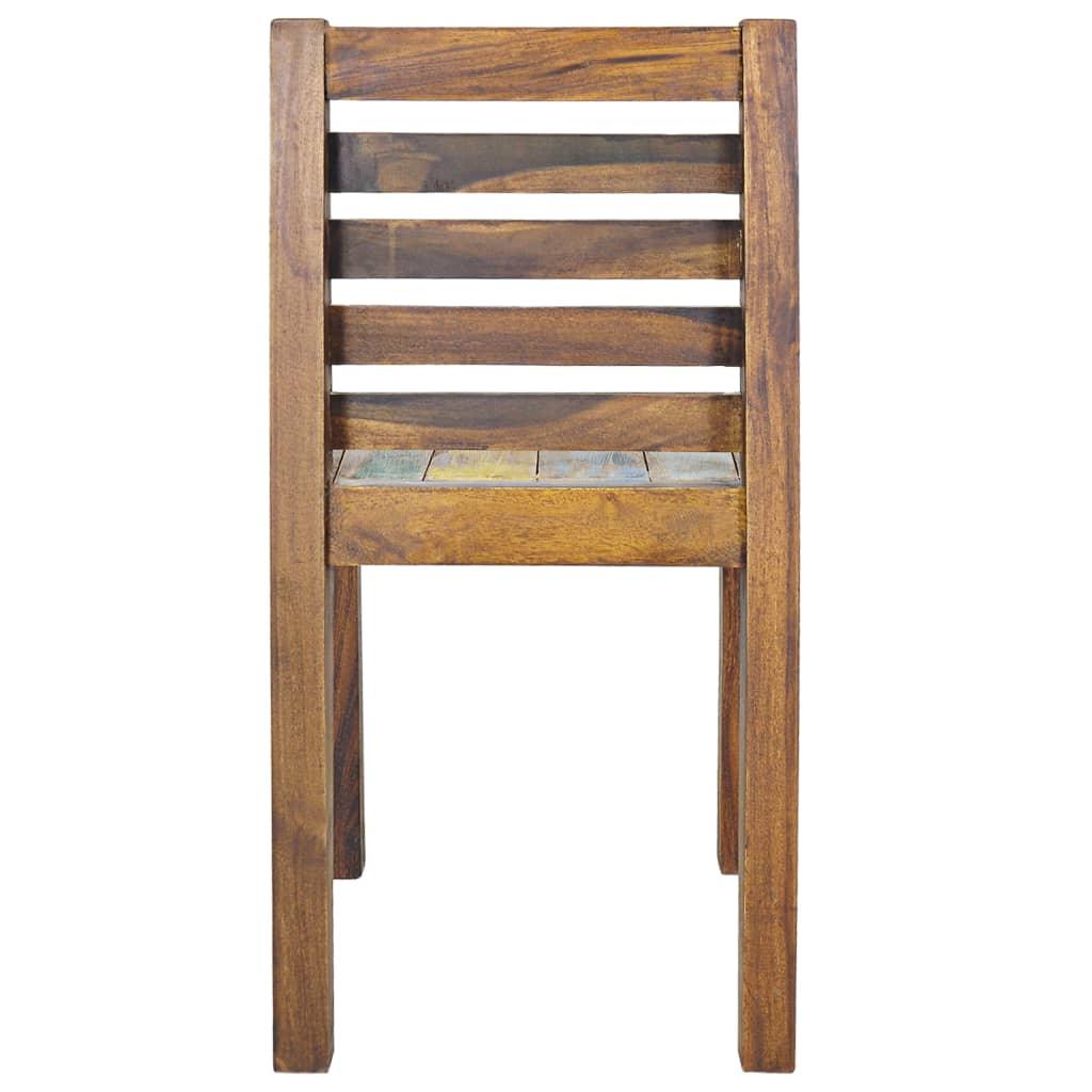 Dining Chairs 4 pcs Solid Reclaimed Wood at Set Shop and Smile