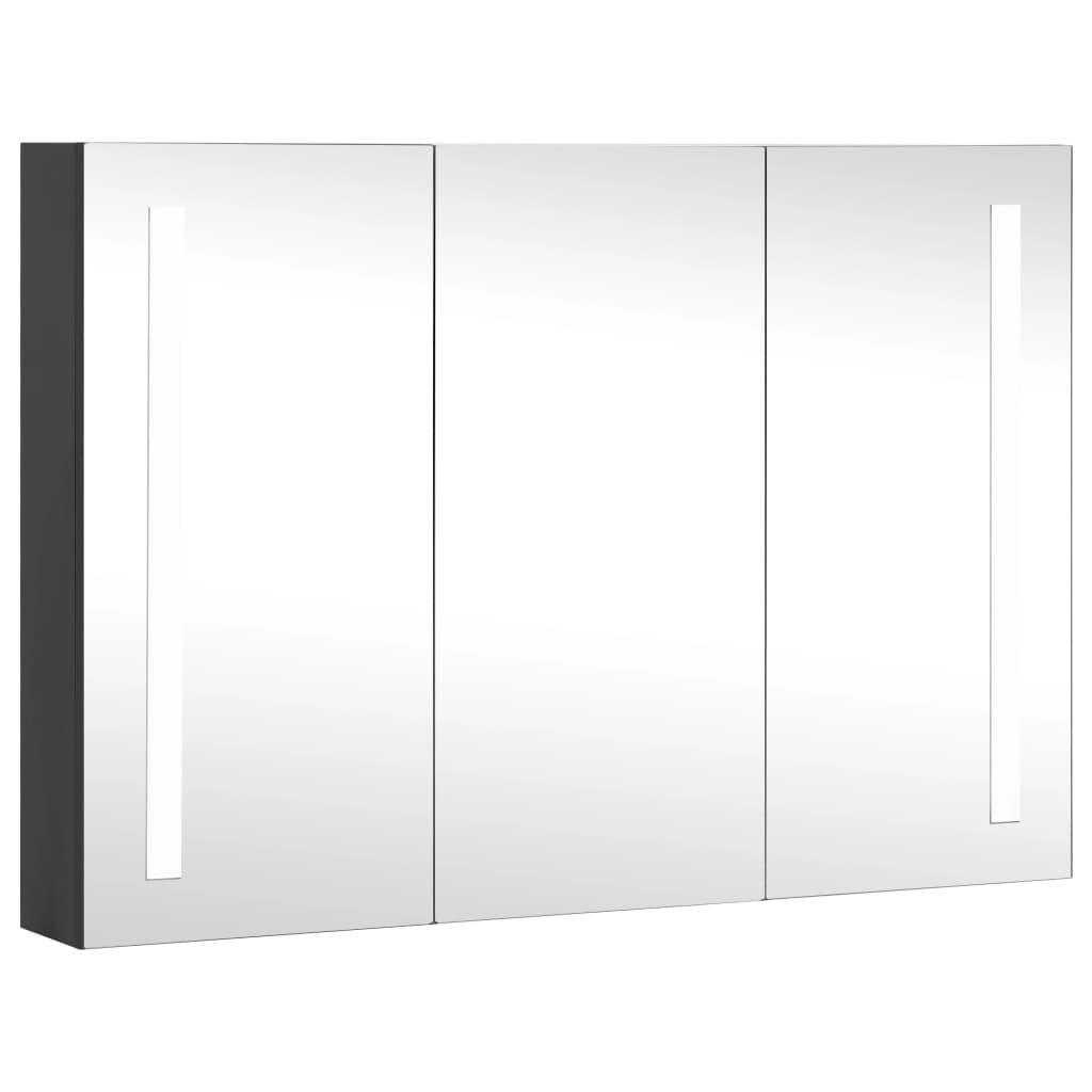 LED Bathroom Mirror Cabinet 35"x5.5"x24.4" at Set Shop and Smile