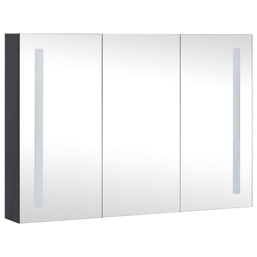 LED Bathroom Mirror Cabinet 35"x5.5"x24.4" at Set Shop and Smile