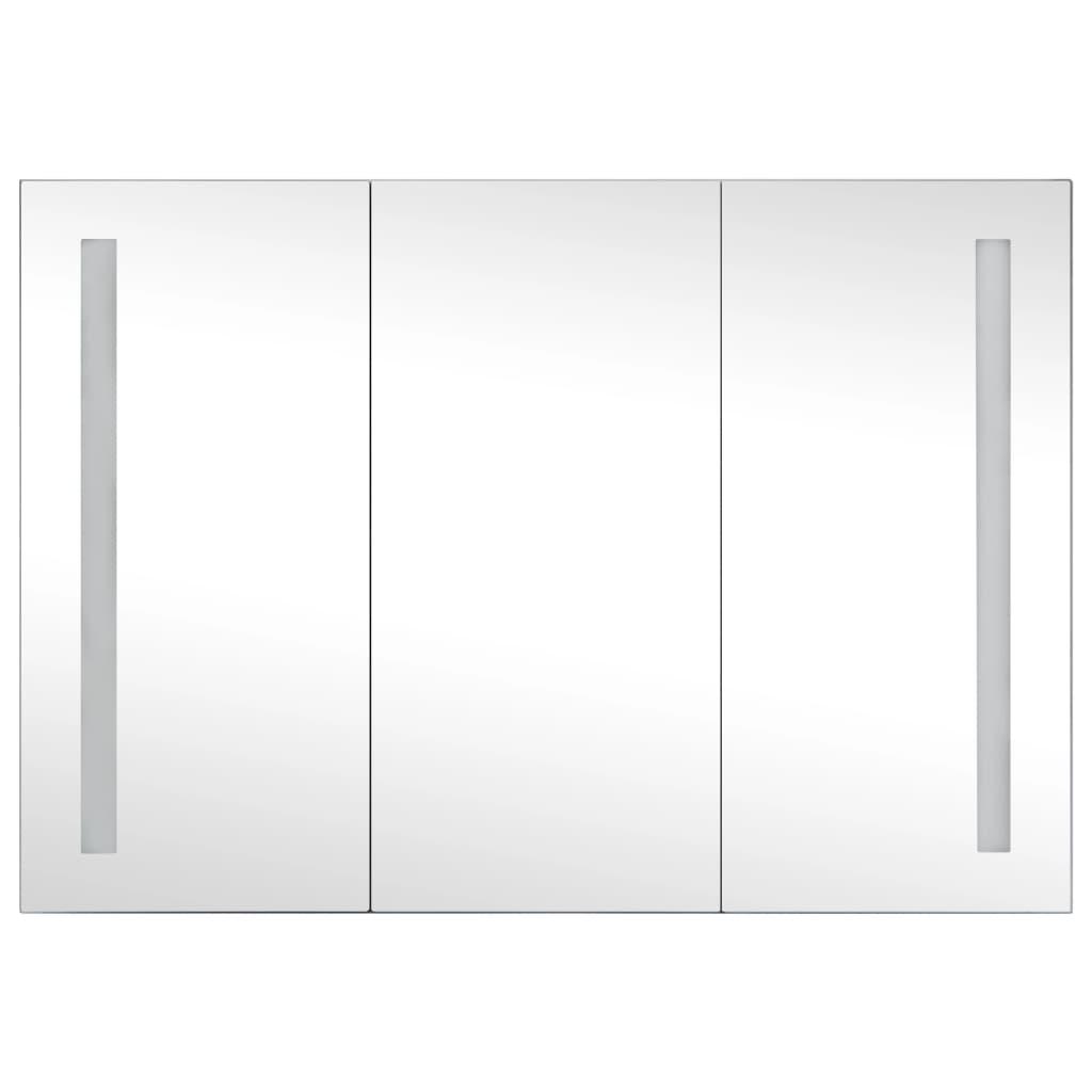 LED Bathroom Mirror Cabinet 35"x5.5"x24.4" at Set Shop and Smile