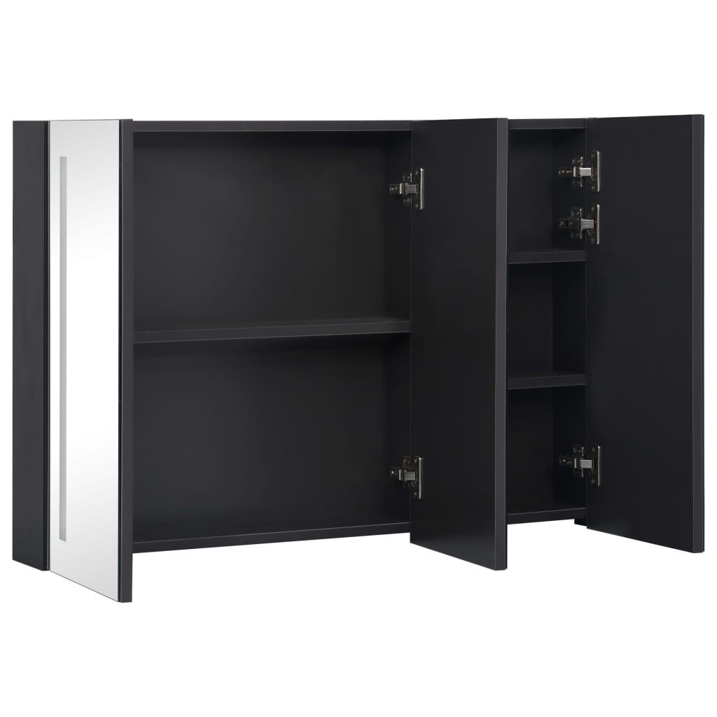 LED Bathroom Mirror Cabinet 35"x5.5"x24.4" at Set Shop and Smile