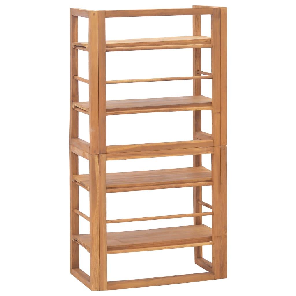 Shelving Unit 23.6"x11.8"x47.2" Solid Teak Wood at Set Shop and Smile