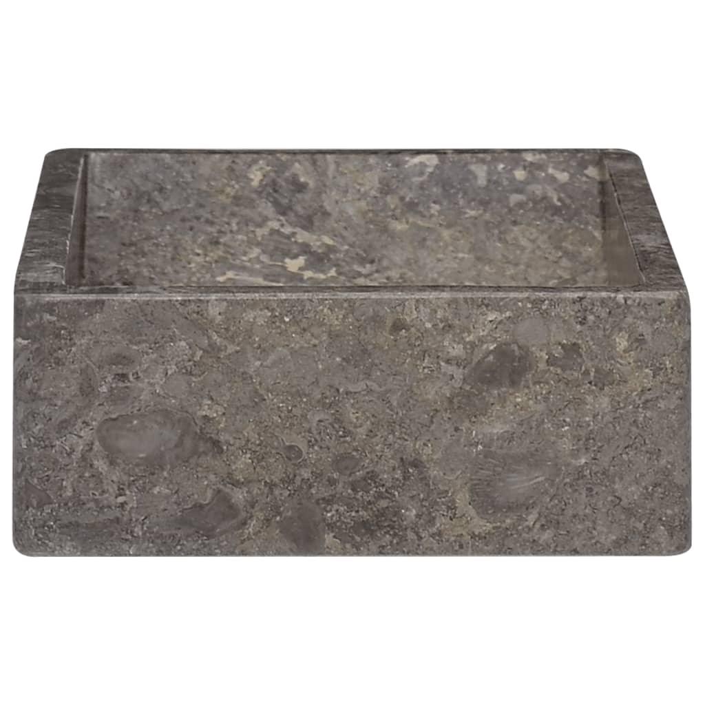 Sink Gray 17.7"x11.8"x4.7" Marble at Set Shop and Smile