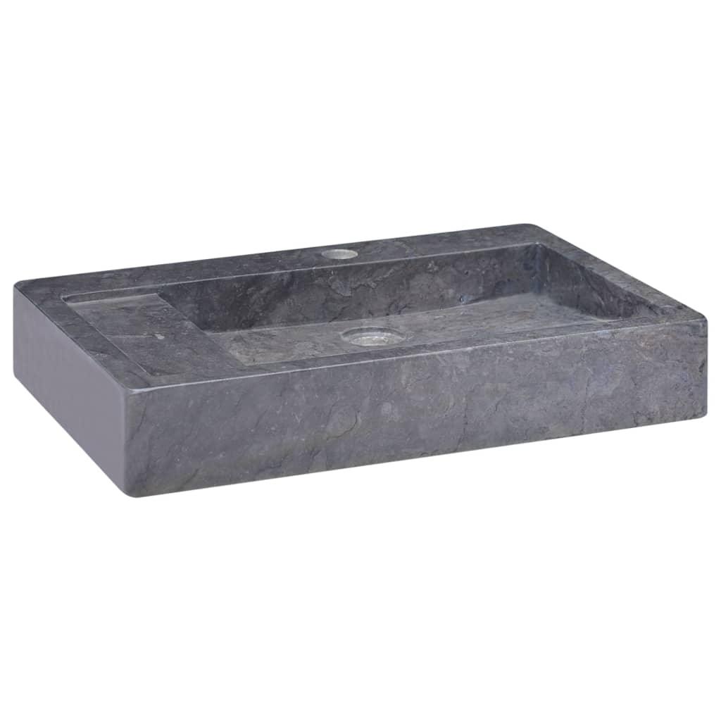 Sink Black 22.8"x15.4"x3.9" Marble at Set Shop and Smile