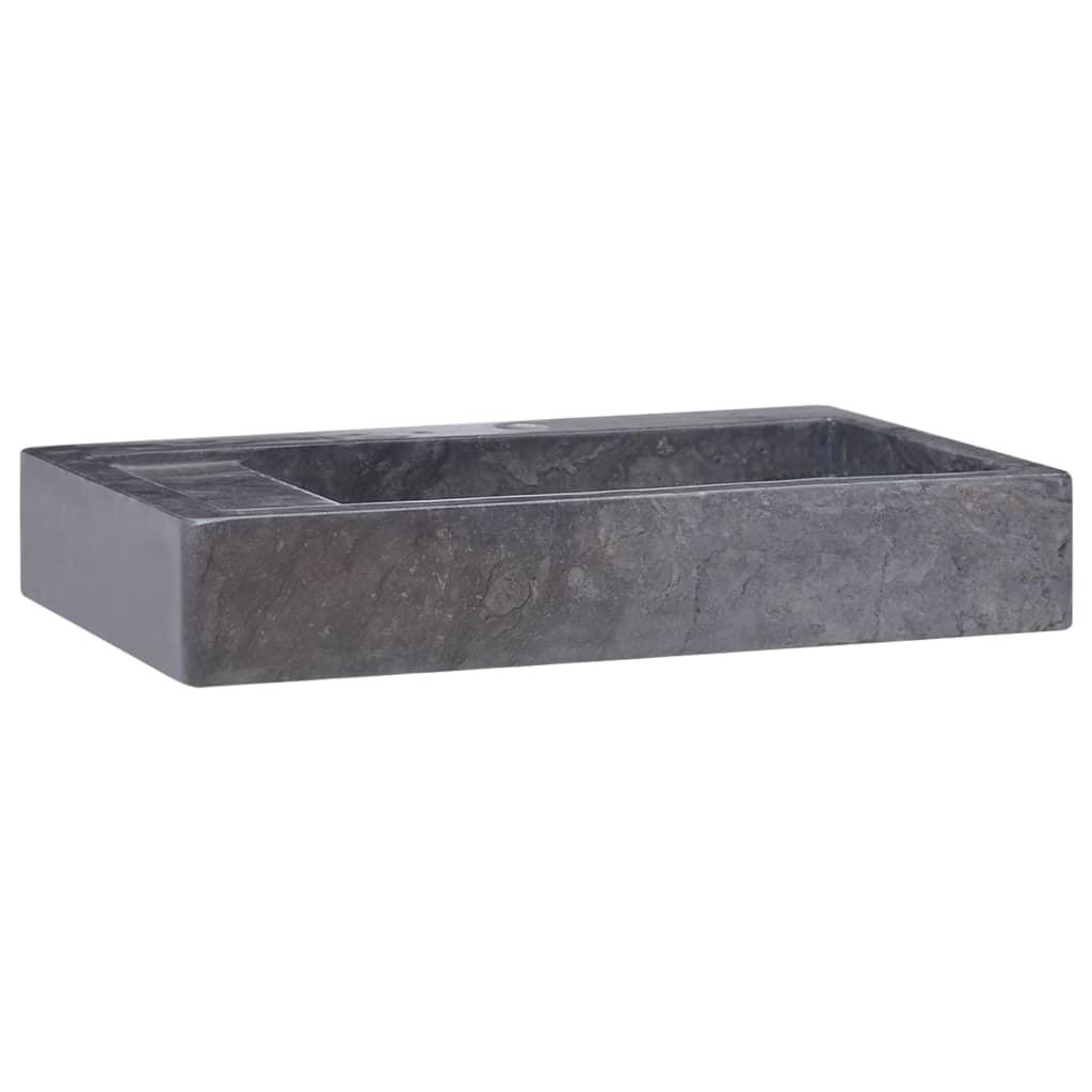 Sink Black 22.8"x15.4"x3.9" Marble at Set Shop and Smile