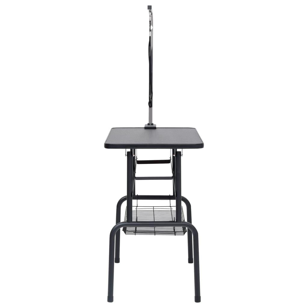 Adjustable Dog Grooming Table with 1 Loop and Basket at Set Shop and Smile