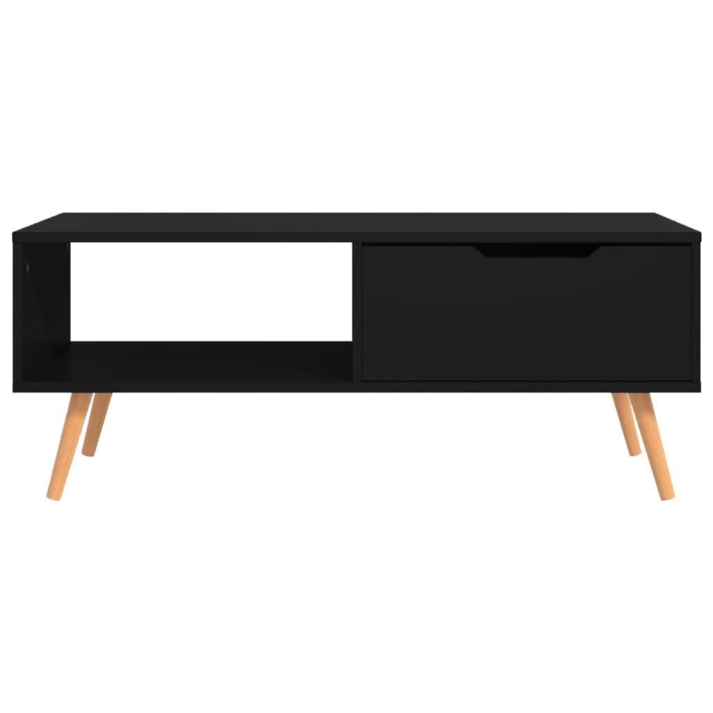 Coffee Table Black 39.4"x19.5"x16.9" Engineered Wood at Set Shop and Smile