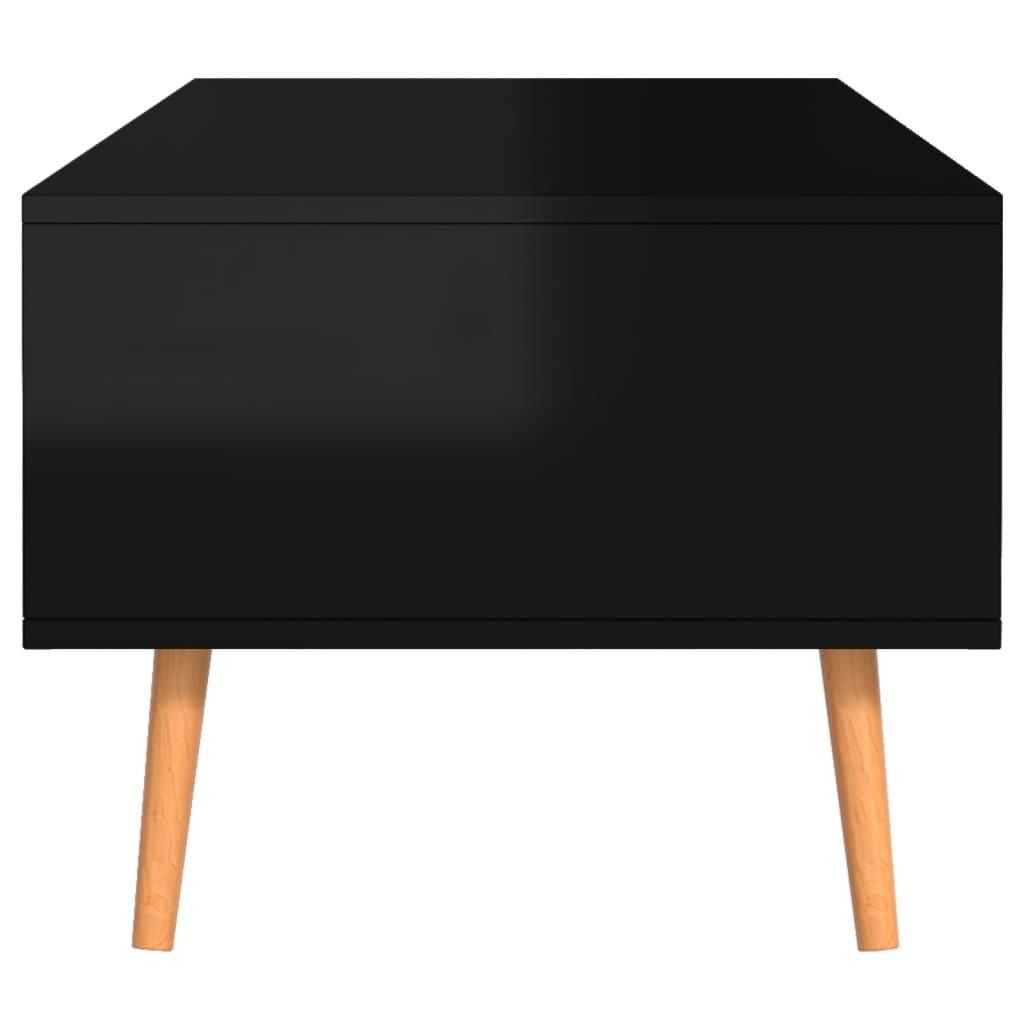 Coffee Table High Gloss Black 39.4"x19.5"x16.9" Engineered Wood at Set Shop and Smile