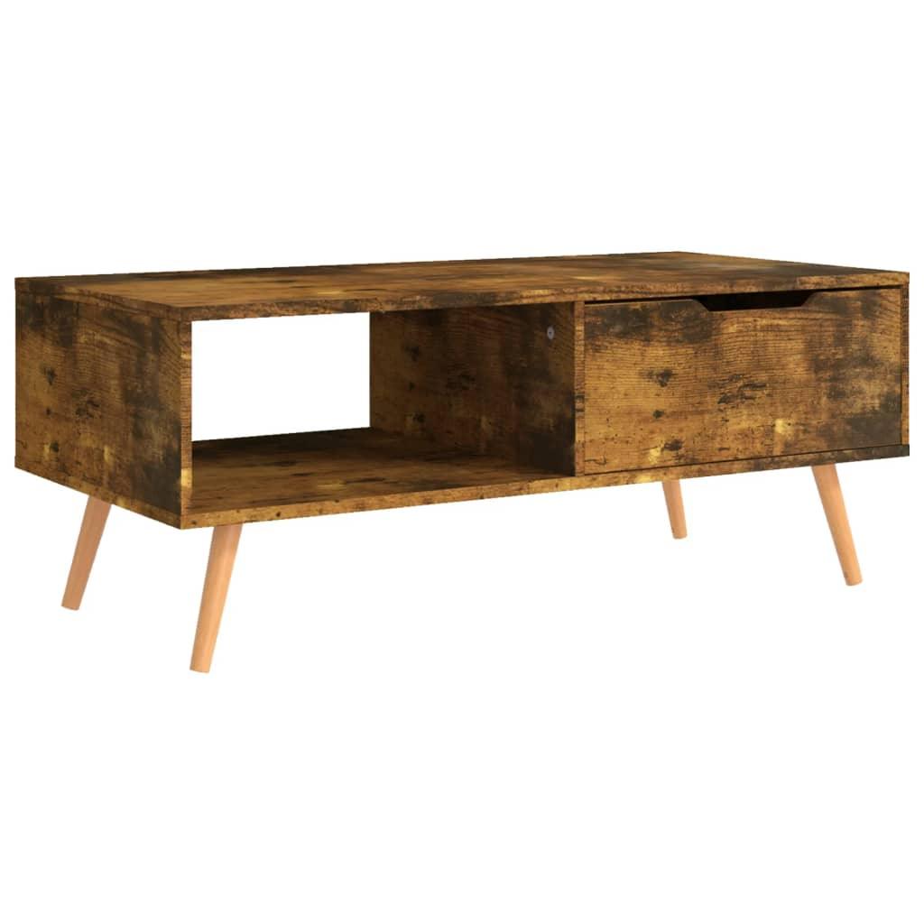 Coffee Table Smoked Oak 39.4"x19.5"x16.9" Engineered Wood at Set Shop and Smile