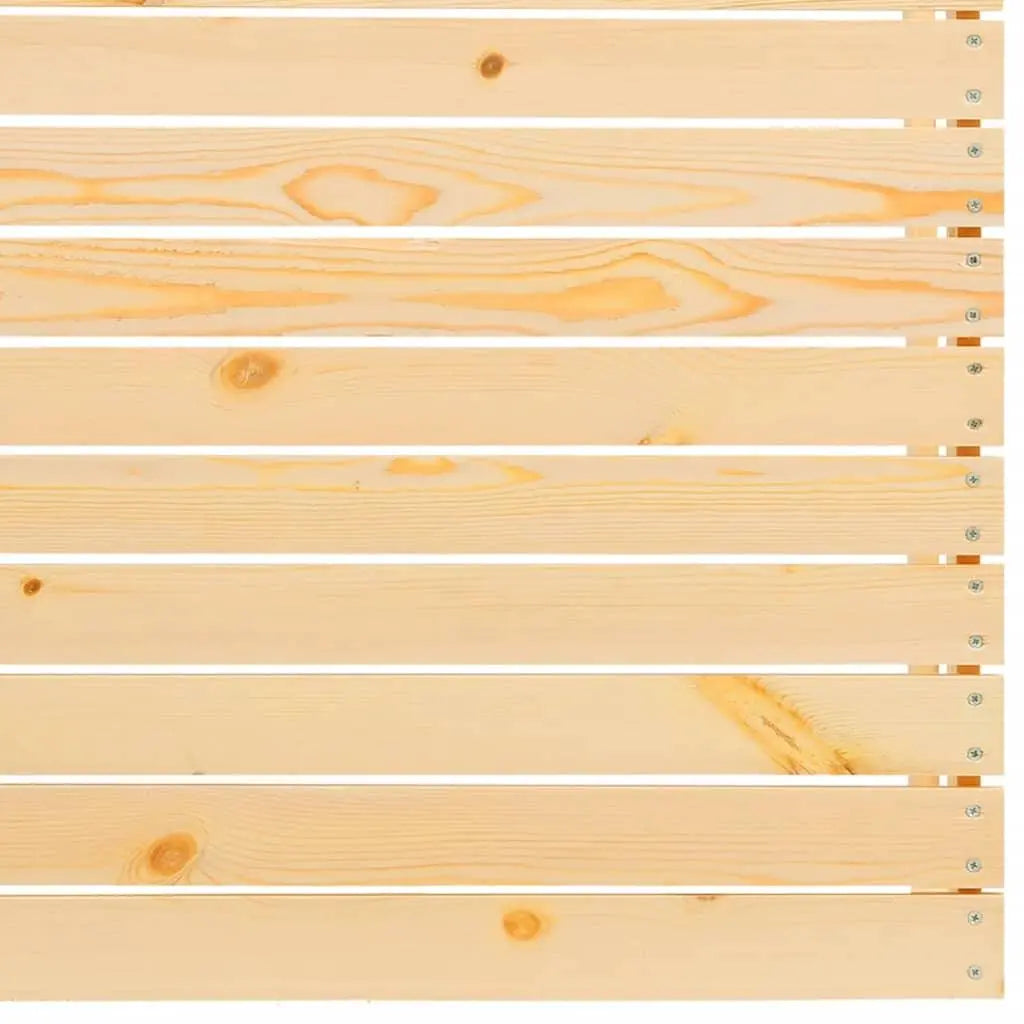 Patio Middle Sofas with Gray Cushions 2 pcs Solid Pinewood at Set Shop and Smile