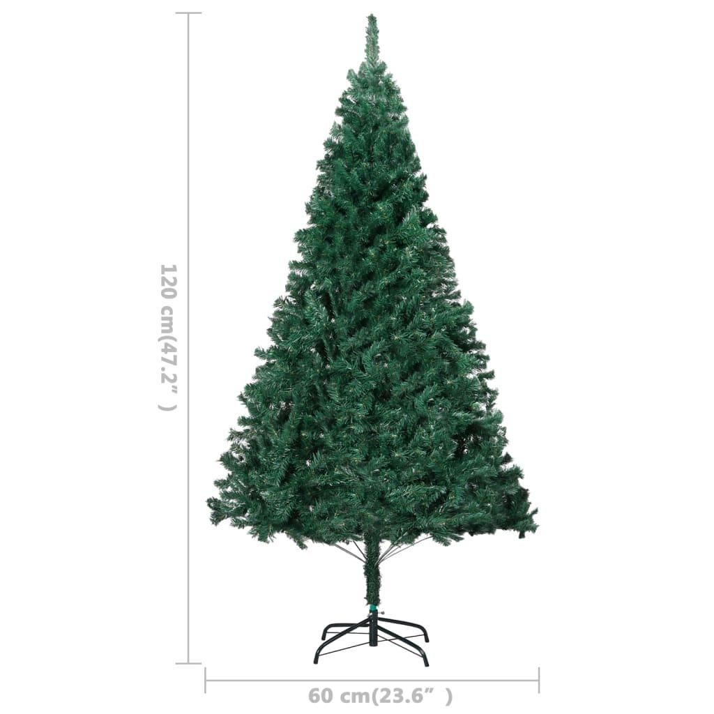 Artificial Christmas Tree with Thick Branches Green 4 ft PVC at Set Shop and Smile