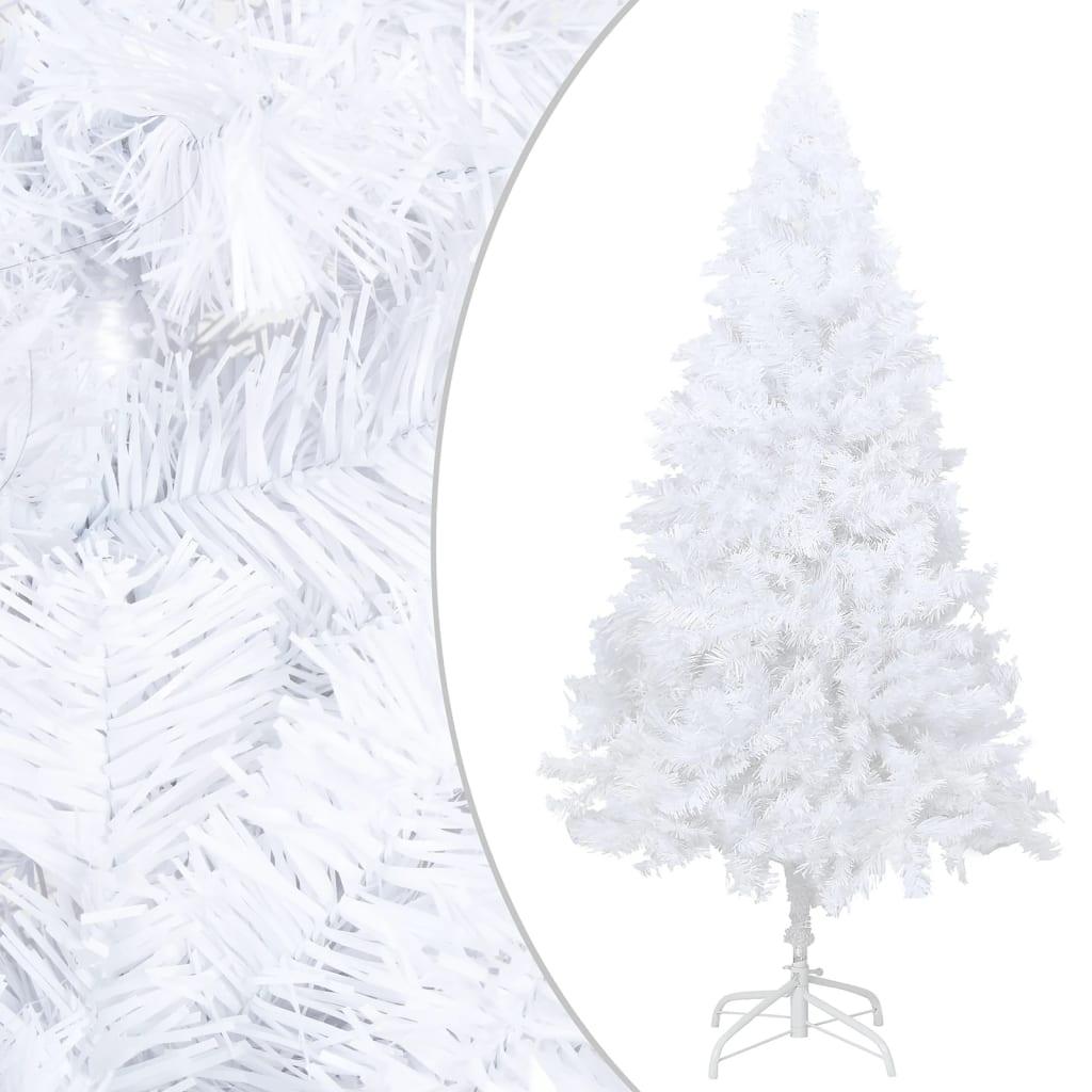 Artificial Christmas Tree with Thick Branches White 4 ft PVC at Set Shop and Smile