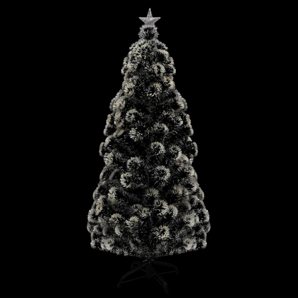 Christmas Tree with LEDs Green and White 5 ft Fiber Optic at Set Shop and Smile