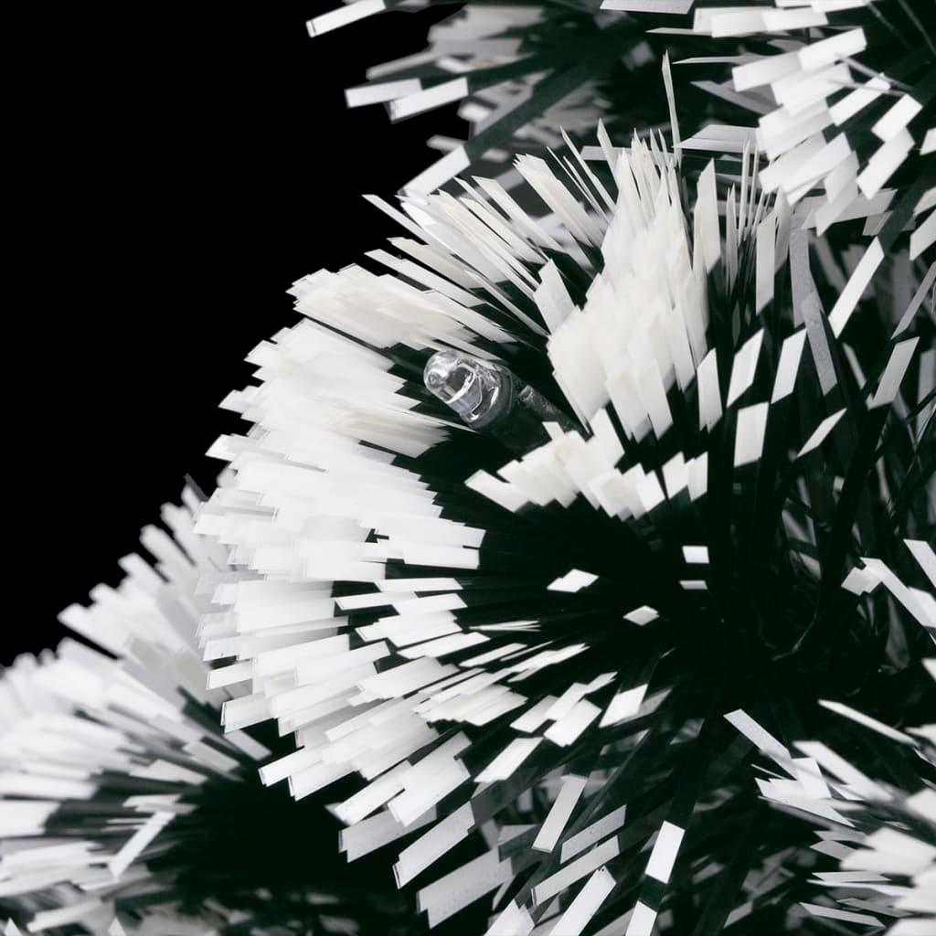 Christmas Tree with LEDs Green and White 5 ft Fiber Optic at Set Shop and Smile