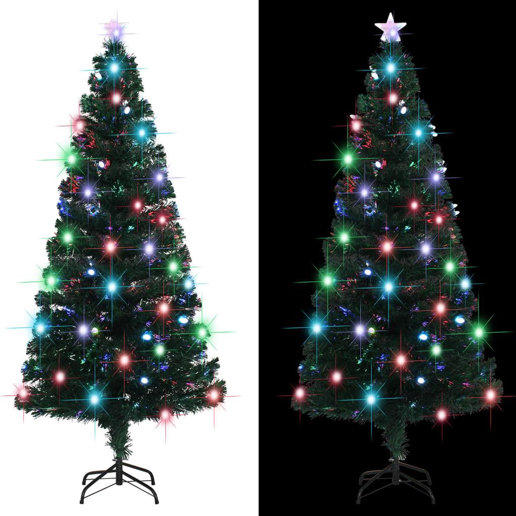 Artificial Christmas Tree with Stand/LED 5 ft Fiber Optic at Set Shop and Smile