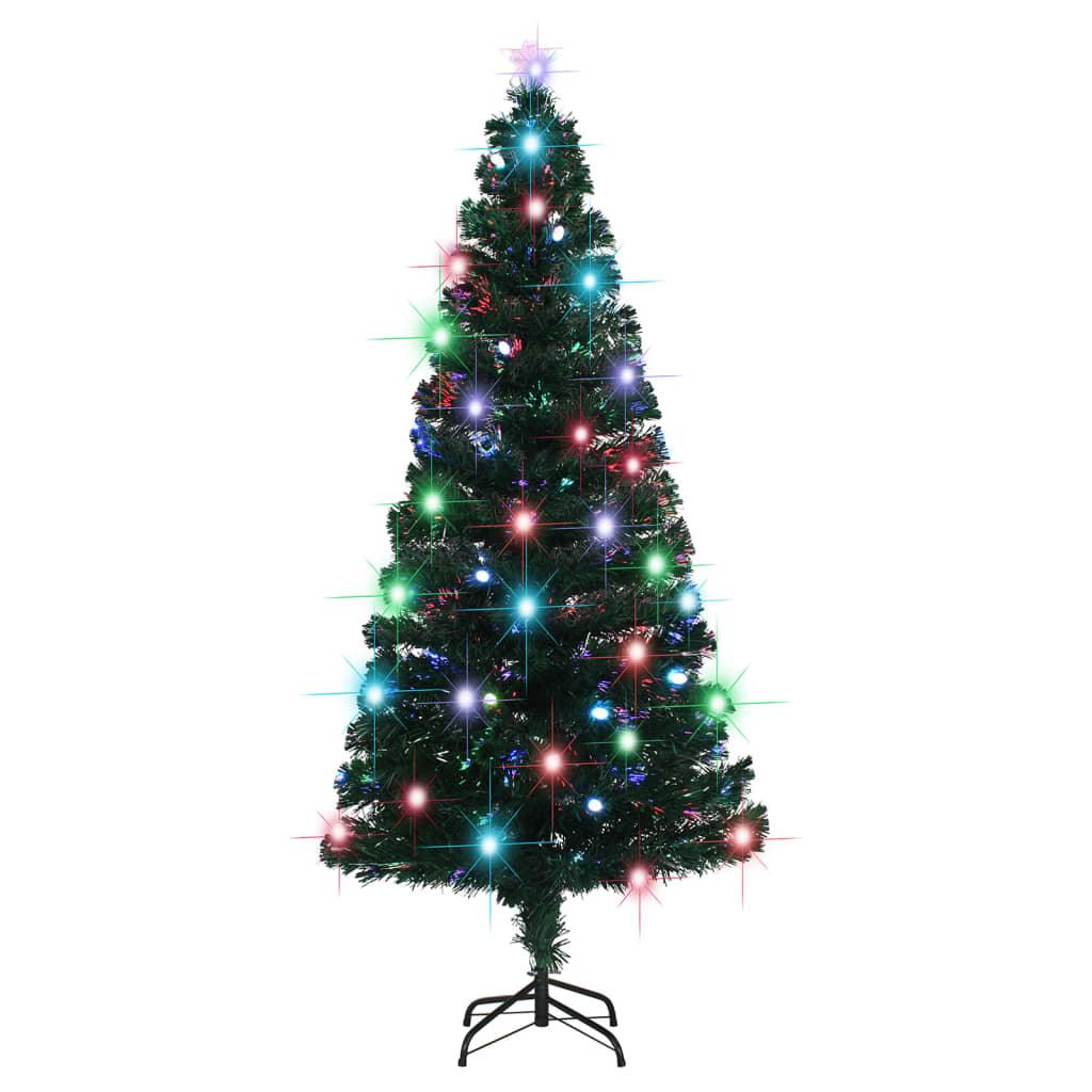Artificial Christmas Tree with Stand/LED 5 ft Fiber Optic at Set Shop and Smile