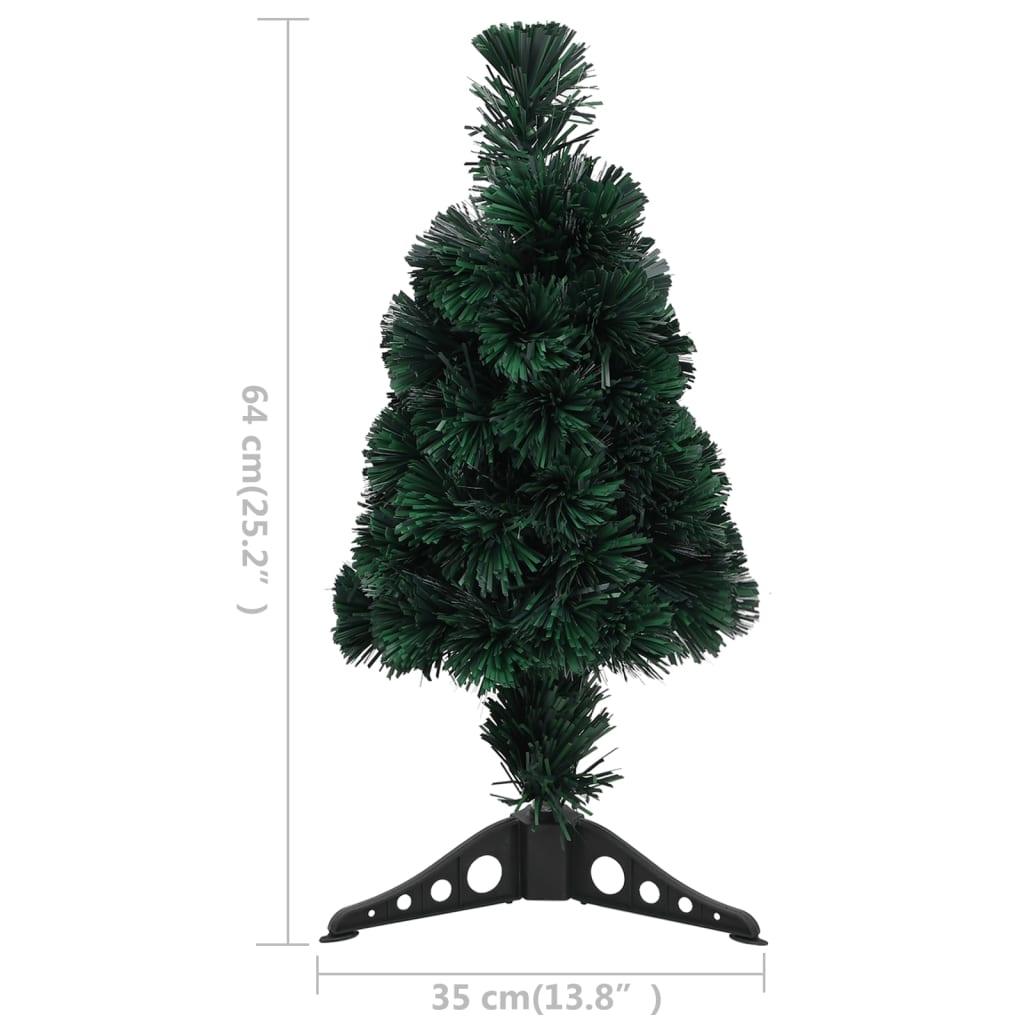Artificial Slim Christmas Tree with Stand 2 ft Fiber Optic at Set Shop and Smile