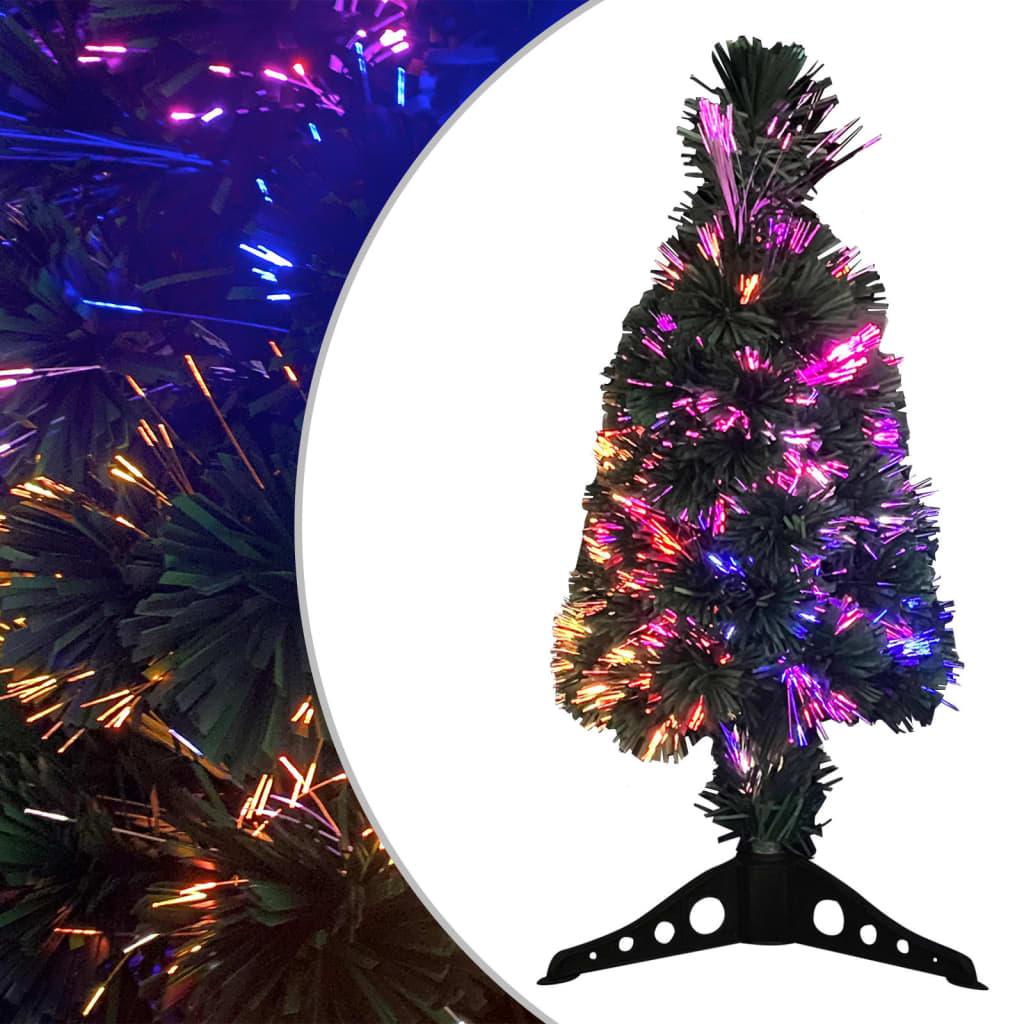 Artificial Slim Christmas Tree with Stand 2 ft Fiber Optic at Set Shop and Smile