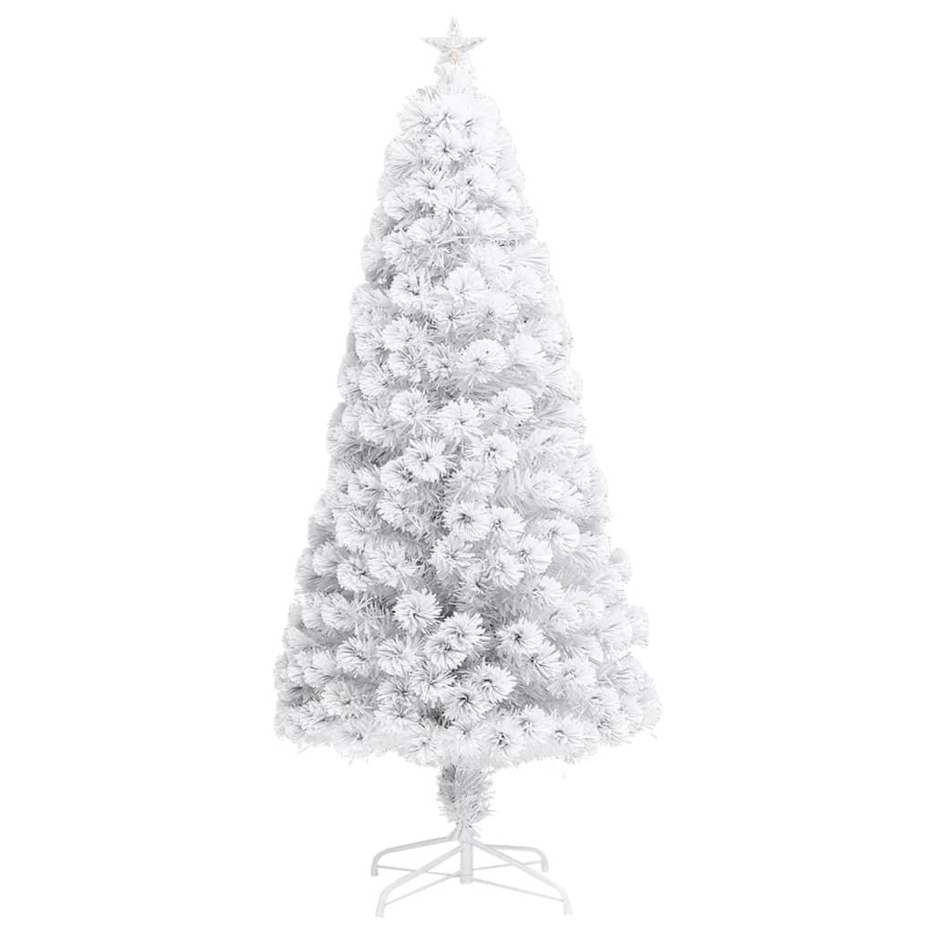 Artificial Christmas Tree with LED White 5 ft Fiber Optic at Set Shop and Smile