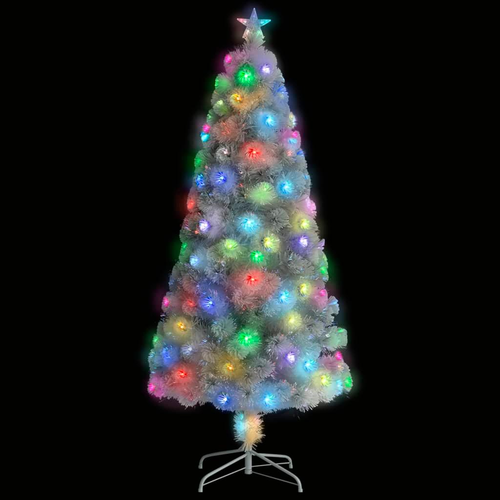 Artificial Christmas Tree with LED White 5 ft Fiber Optic at Set Shop and Smile